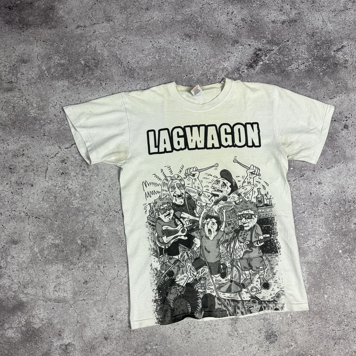Band Tees Vintage 00s Lagwagon Concert tee Y2K Punk Rock band rare OG Size US M / EU 48-50 / 2 - 3 Thumbnail