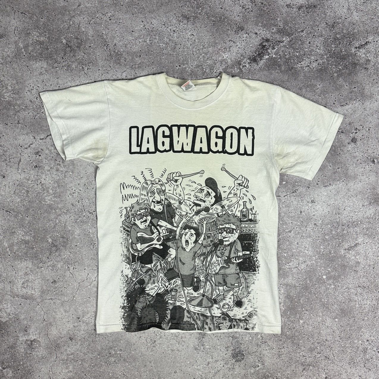 Band Tees Vintage 00s Lagwagon Concert tee Y2K Punk Rock band rare OG Size US M / EU 48-50 / 2 - 1 Thumbnail