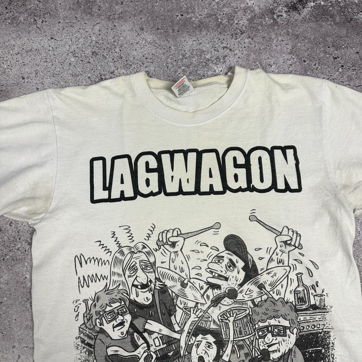 Band Tees Vintage 00s Lagwagon Concert tee Y2K Punk Rock band rare OG Size US M / EU 48-50 / 2 - 6 Thumbnail