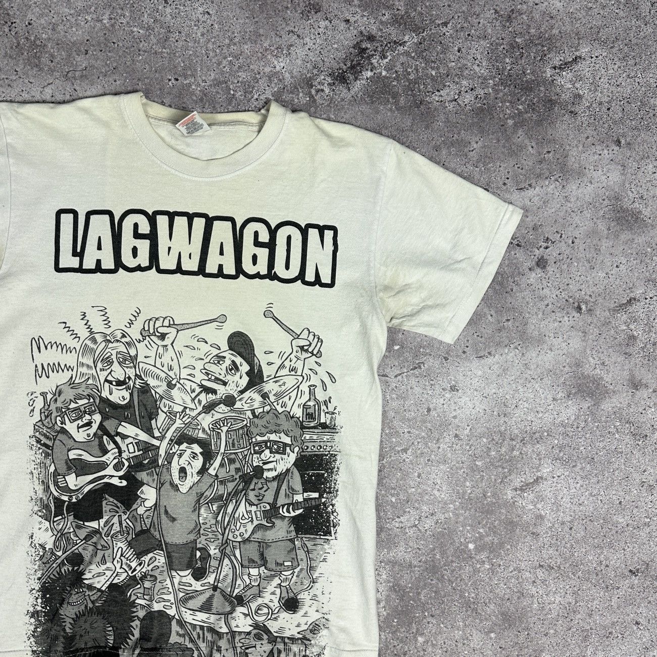 Band Tees Vintage 00s Lagwagon Concert tee Y2K Punk Rock band rare OG Size US M / EU 48-50 / 2 - 2 Thumbnail