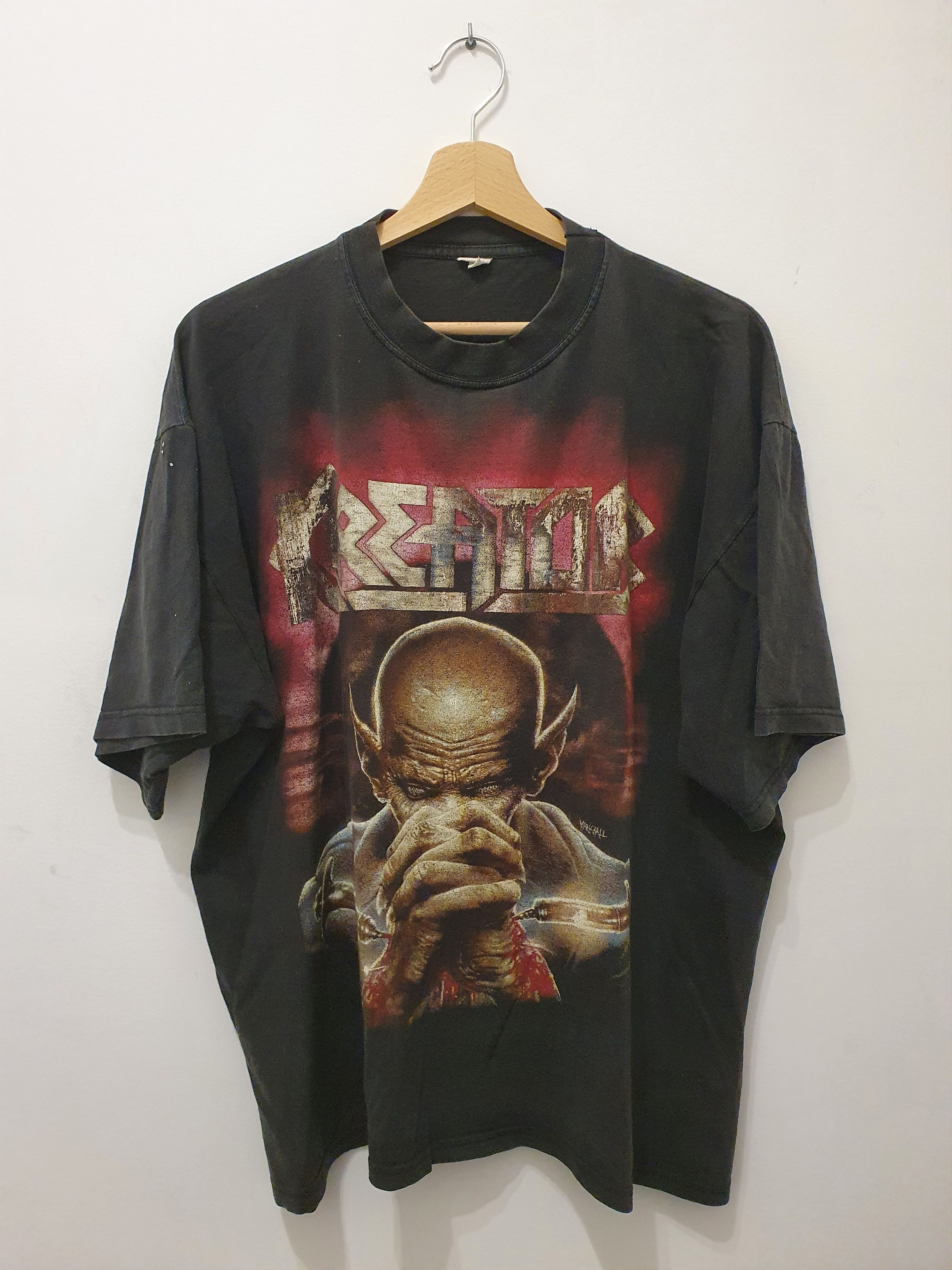 Band Tees Vintage 90s Kreator 1997 outcast tour tee Size US XL / EU 56 / 4 - 1 Thumbnail