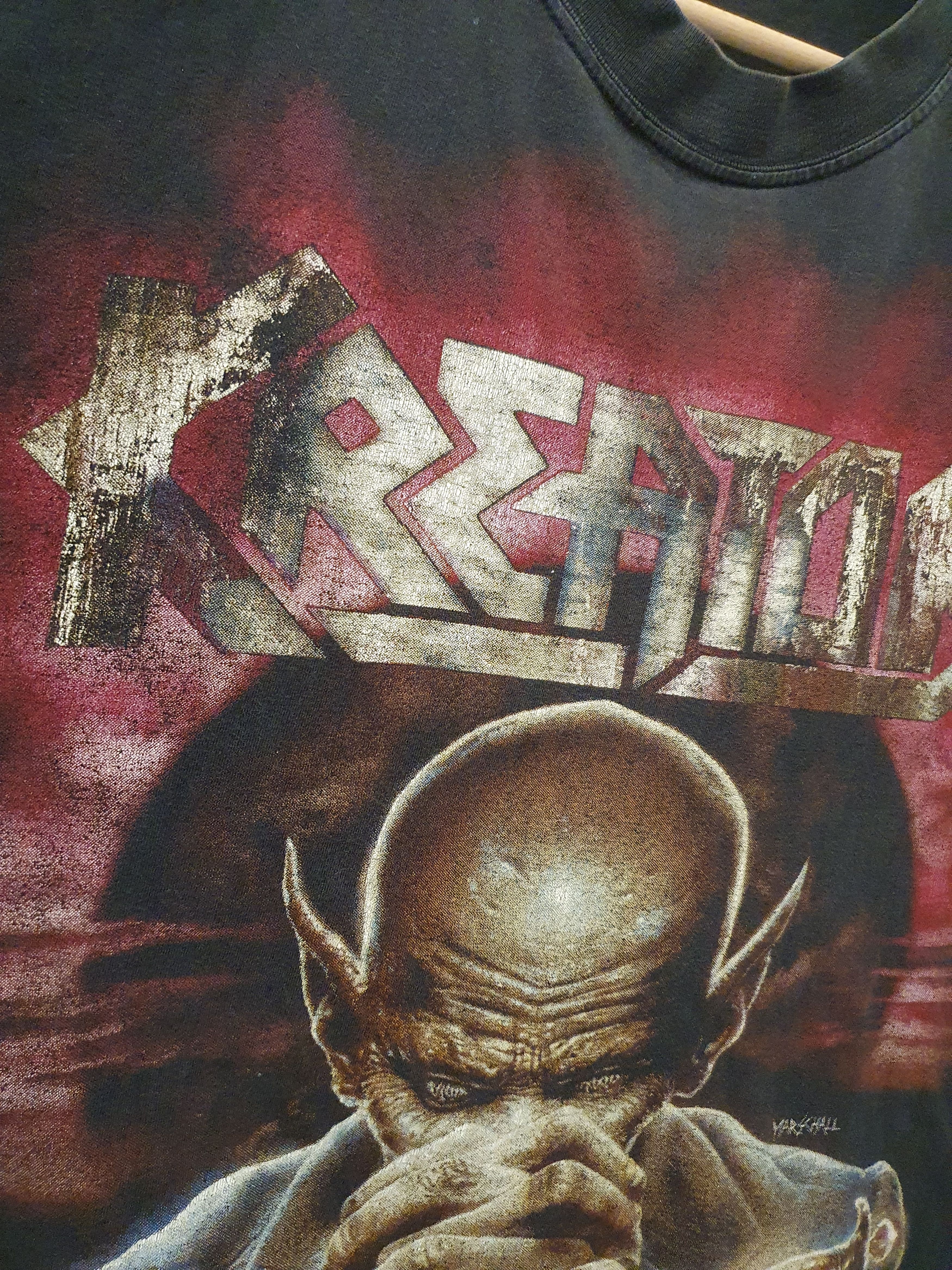 Band Tees Vintage 90s Kreator 1997 outcast tour tee Size US XL / EU 56 / 4 - 5 Thumbnail