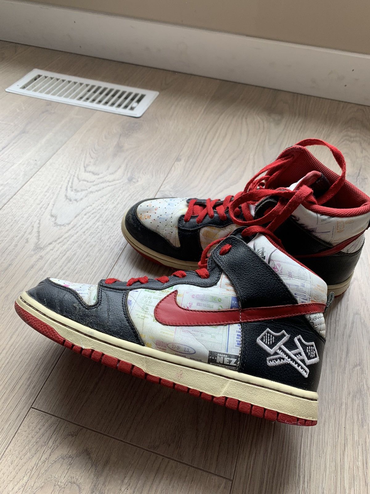Vintage Nike Dunk High Premium 2006 „Lucha Libre” Size US 8 / EU 41 - 3 Thumbnail