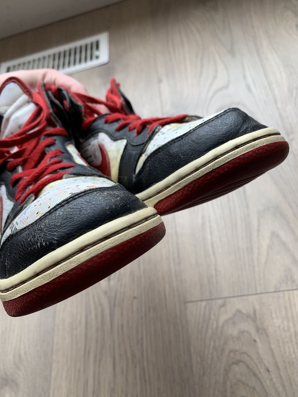 Vintage Nike Dunk High Premium 2006 „Lucha Libre” Size US 8 / EU 41 - 18 Thumbnail