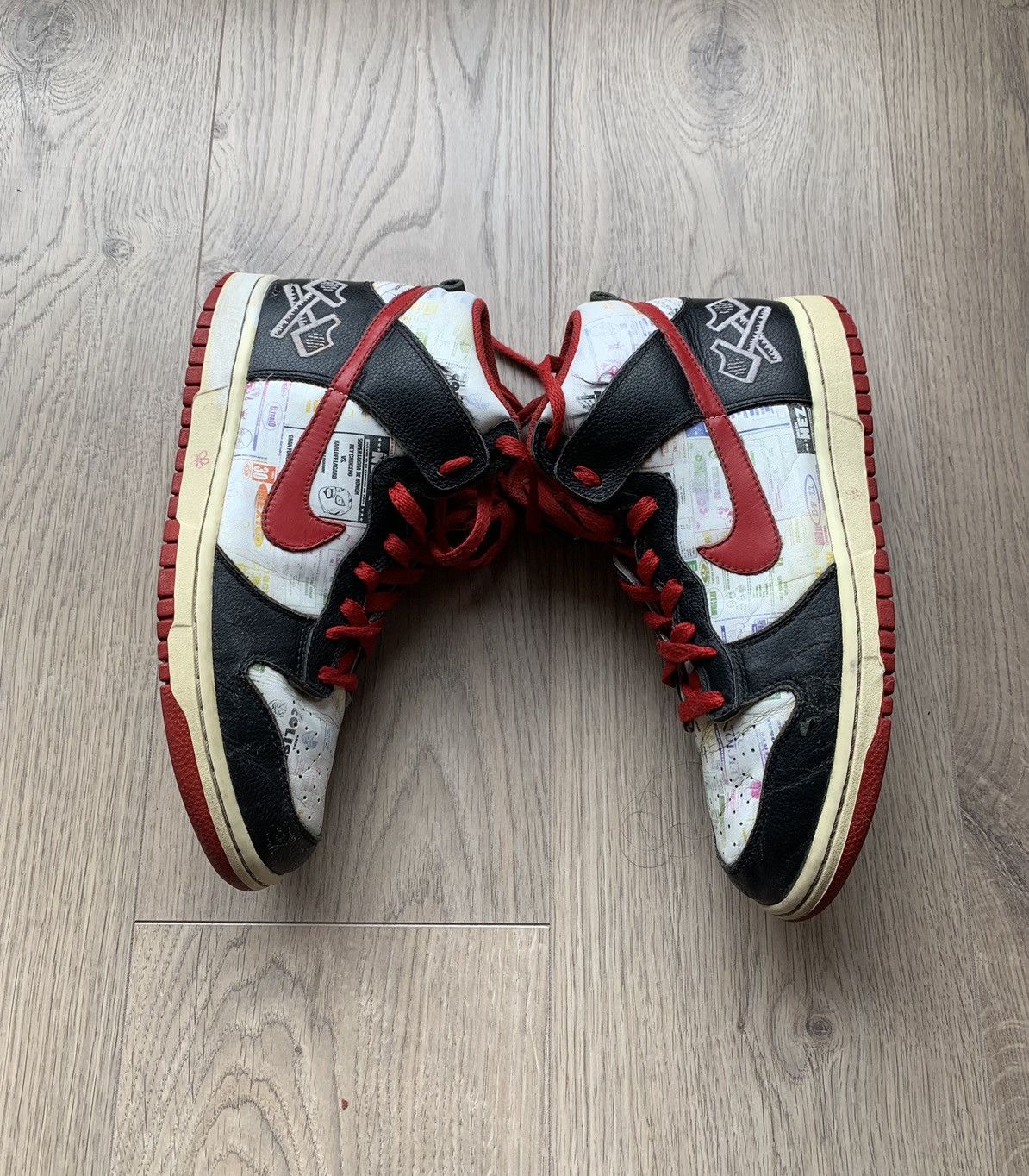 Vintage Nike Dunk High Premium 2006 „Lucha Libre” Size US 8 / EU 41 - 7 Thumbnail