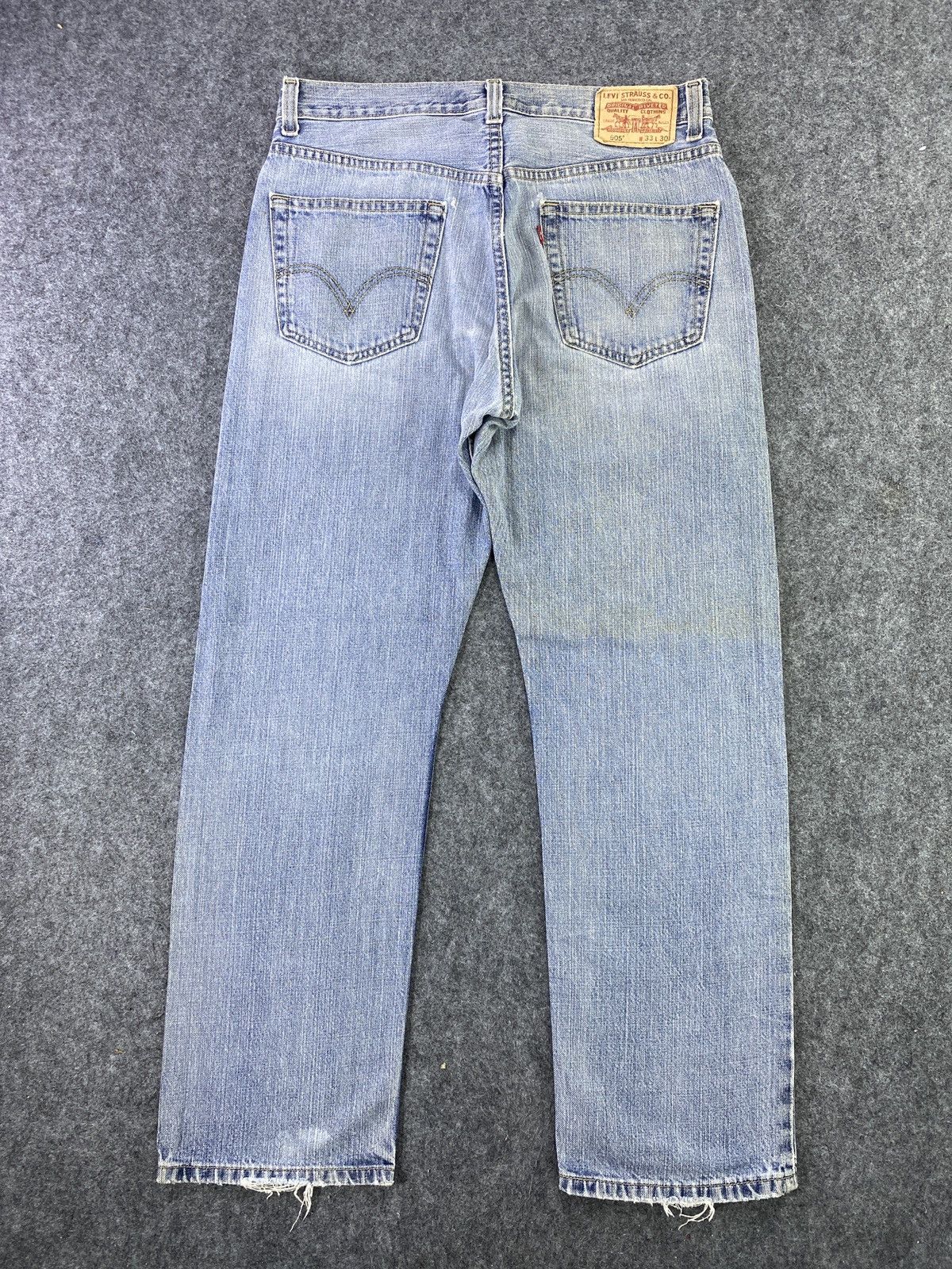 Jean × Levi's × Vintage VINTAGE LEVIS 505 MEDIUM WASH JEANS 33x30 - J020 Size US 33 - 3 Thumbnail