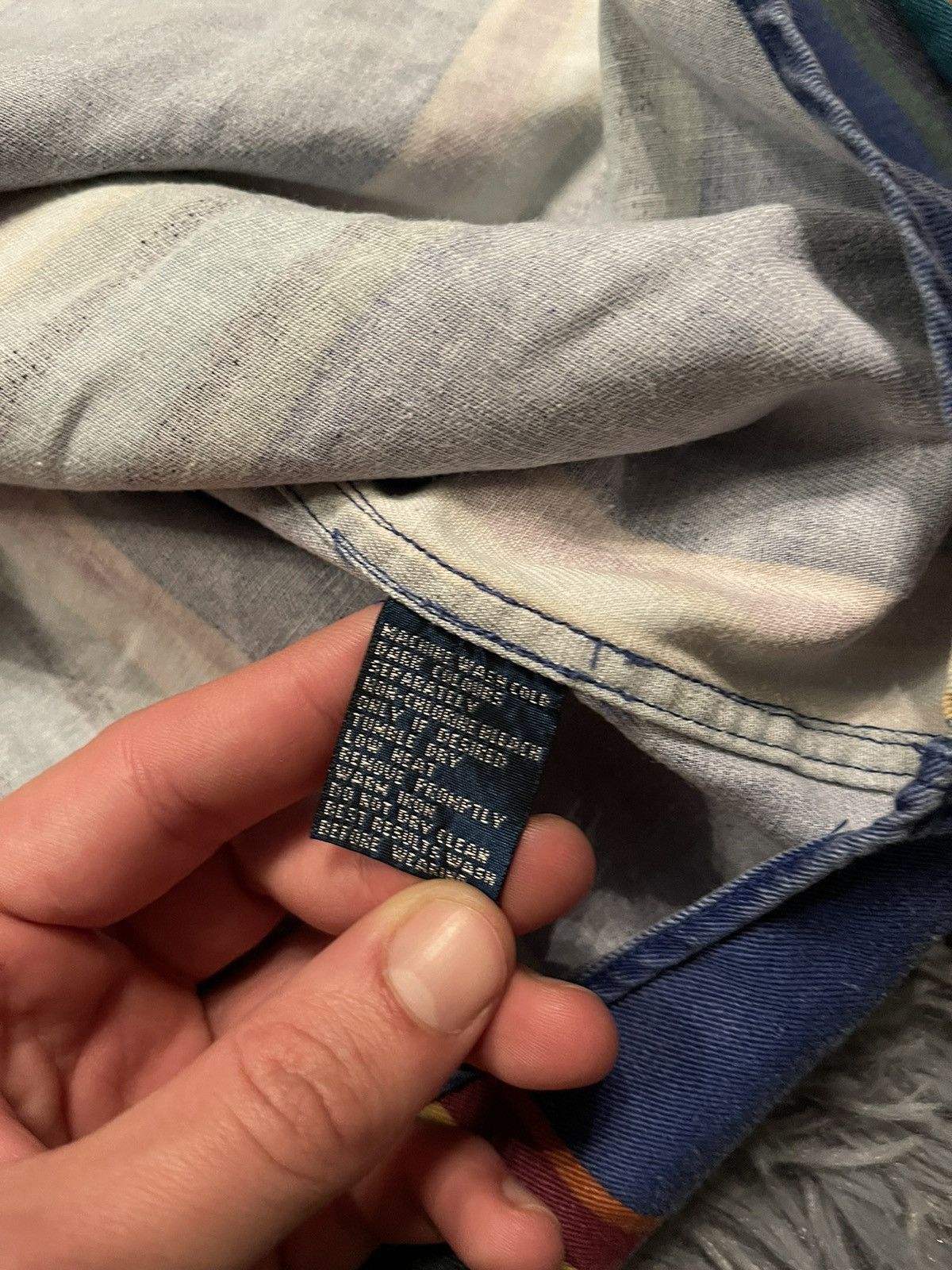 Polo Ralph Lauren × Vintage Ralph Lauren Chaps 90s vintage striped shirt Size US L / EU 52-54 / 3 - 3 Thumbnail