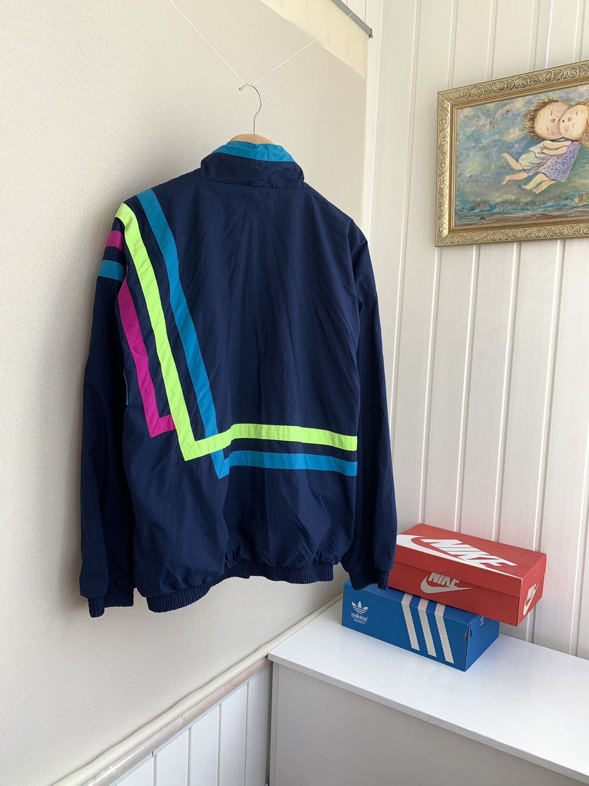 Vintage Nike Sportswear Vintage Nylon Track Jacket Size L Size US L / EU 52-54 / 3 - 7 Thumbnail