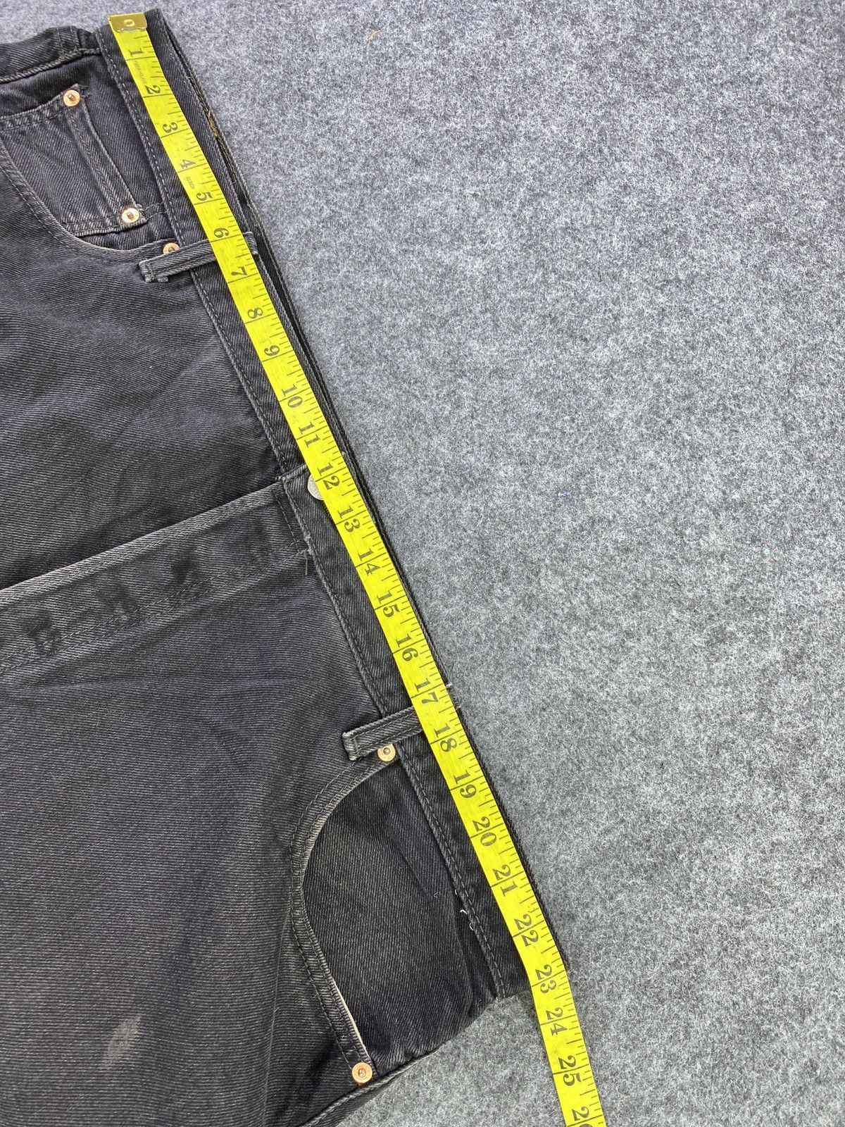 Jean × Levi's × Vintage BIG SAIZ VINTAGE LEVIS 501 BLACK JEANS - J019 Size US 44 / EU 60 - 11 Thumbnail