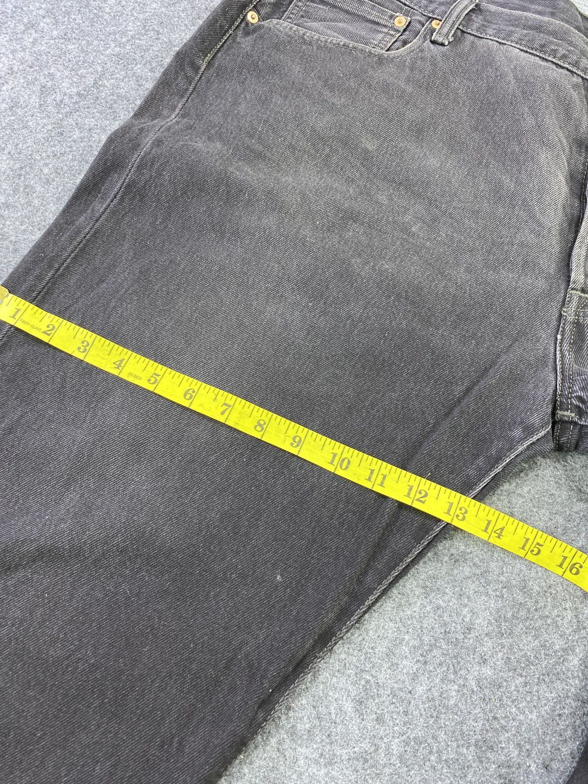Jean × Levi's × Vintage BIG SAIZ VINTAGE LEVIS 501 BLACK JEANS - J019 Size US 44 / EU 60 - 12 Thumbnail