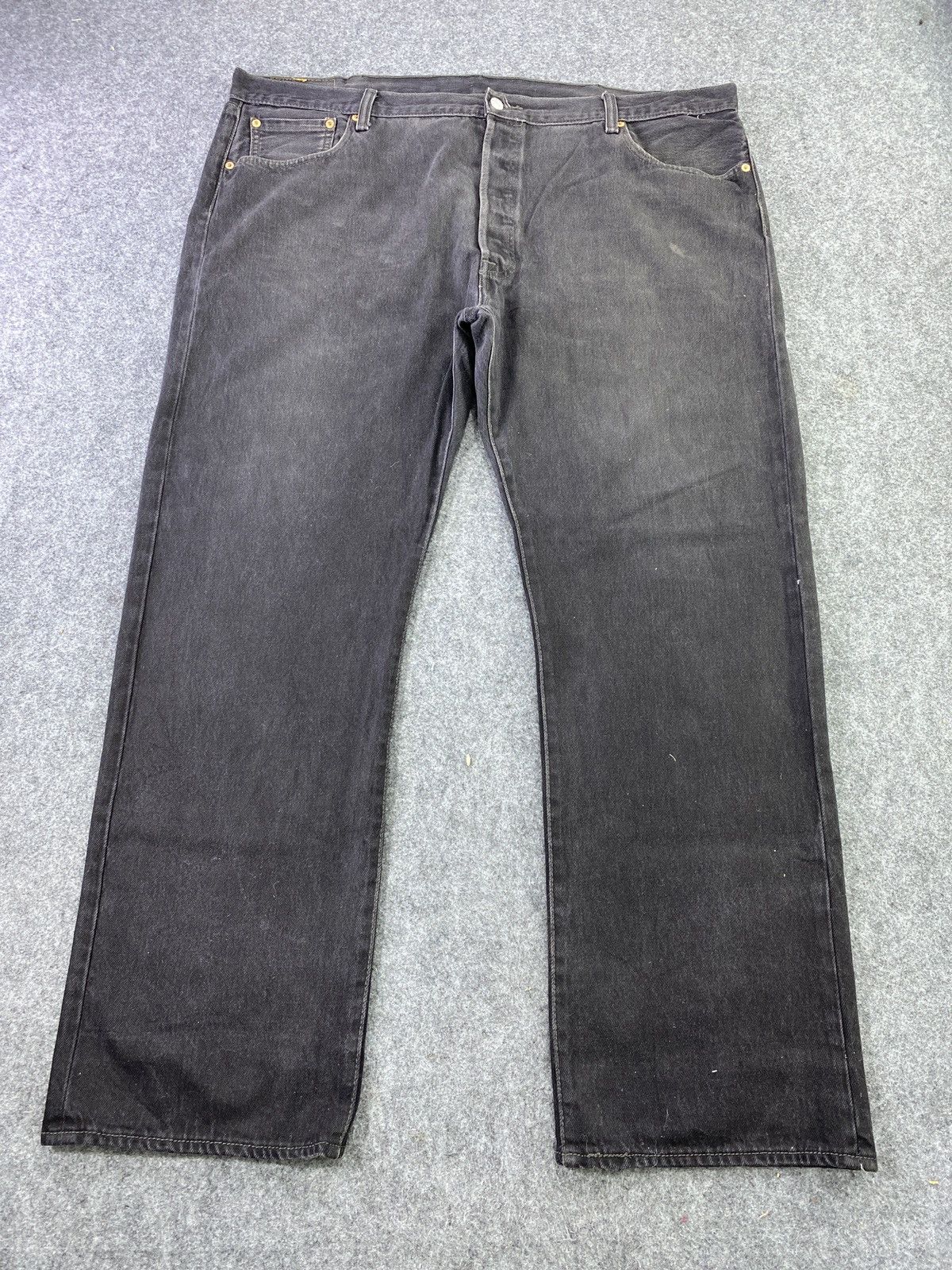 Jean × Levi's × Vintage BIG SAIZ VINTAGE LEVIS 501 BLACK JEANS - J019 Size US 44 / EU 60 - 2 Thumbnail