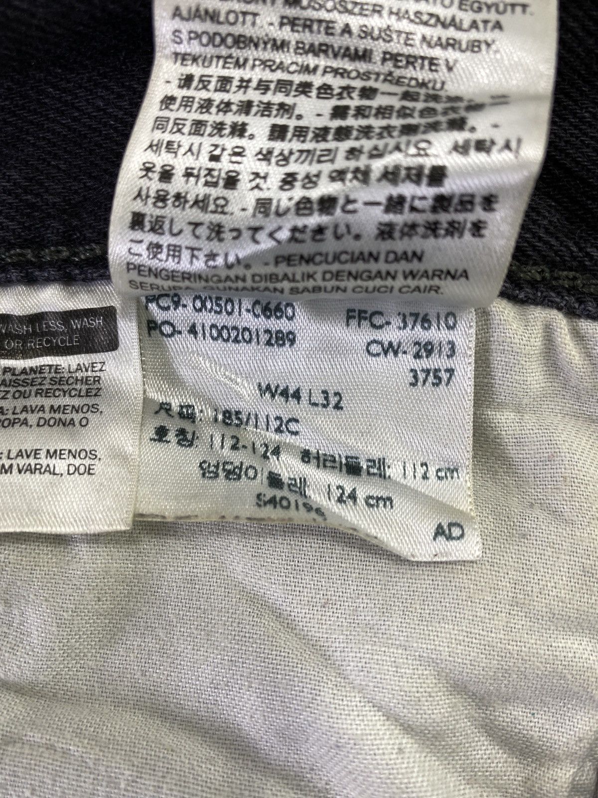 Jean × Levi's × Vintage BIG SAIZ VINTAGE LEVIS 501 BLACK JEANS - J019 Size US 44 / EU 60 - 7 Thumbnail