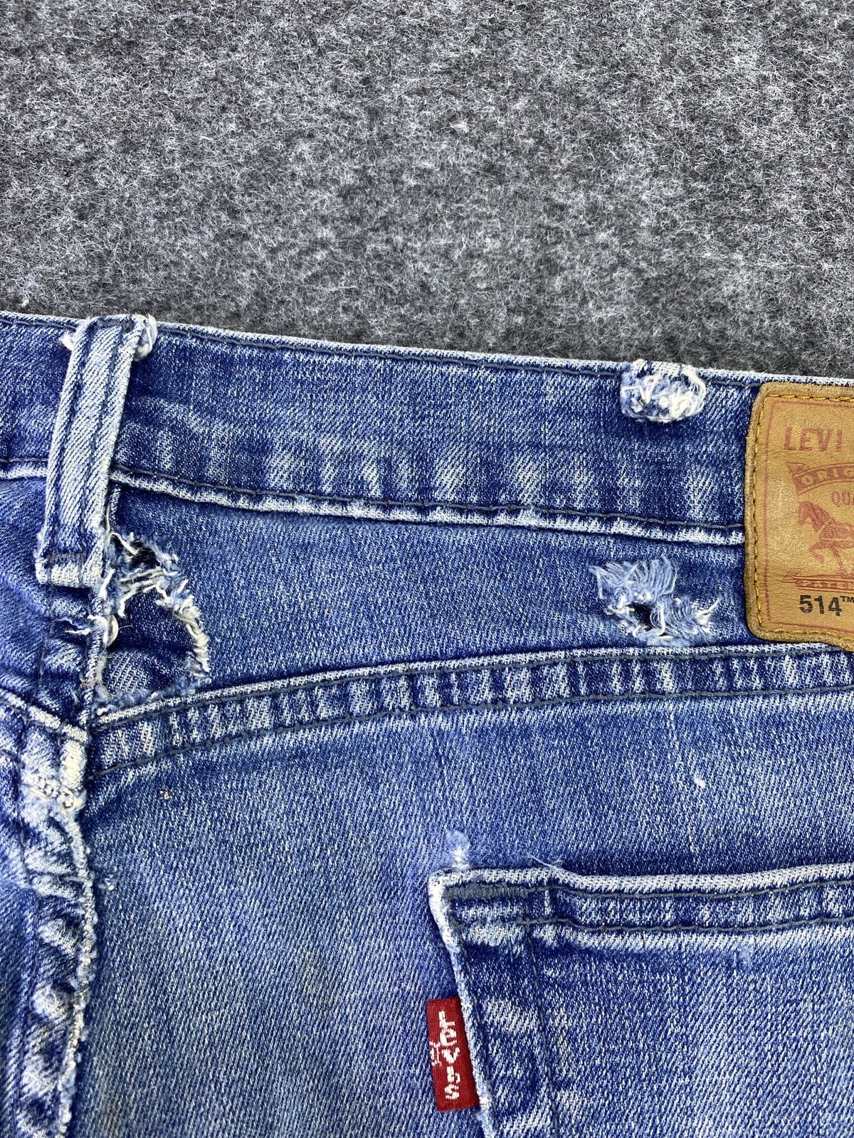 Jean × Levi's × Vintage VINTAGE LEVIS 514 BLUE WASH JEANS- J012 Size US 36 / EU 52 - 11 Thumbnail