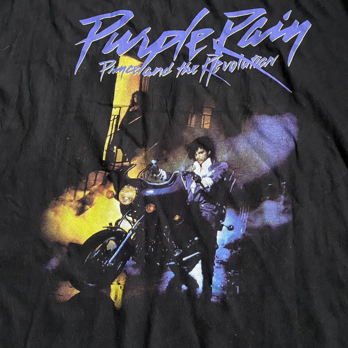 Band Tees VINTAGE PRINCE PURPLE RAIN BOXY CRAZY PRINT T SHIRT Size US XL / EU 56 / 4 - 2 Thumbnail