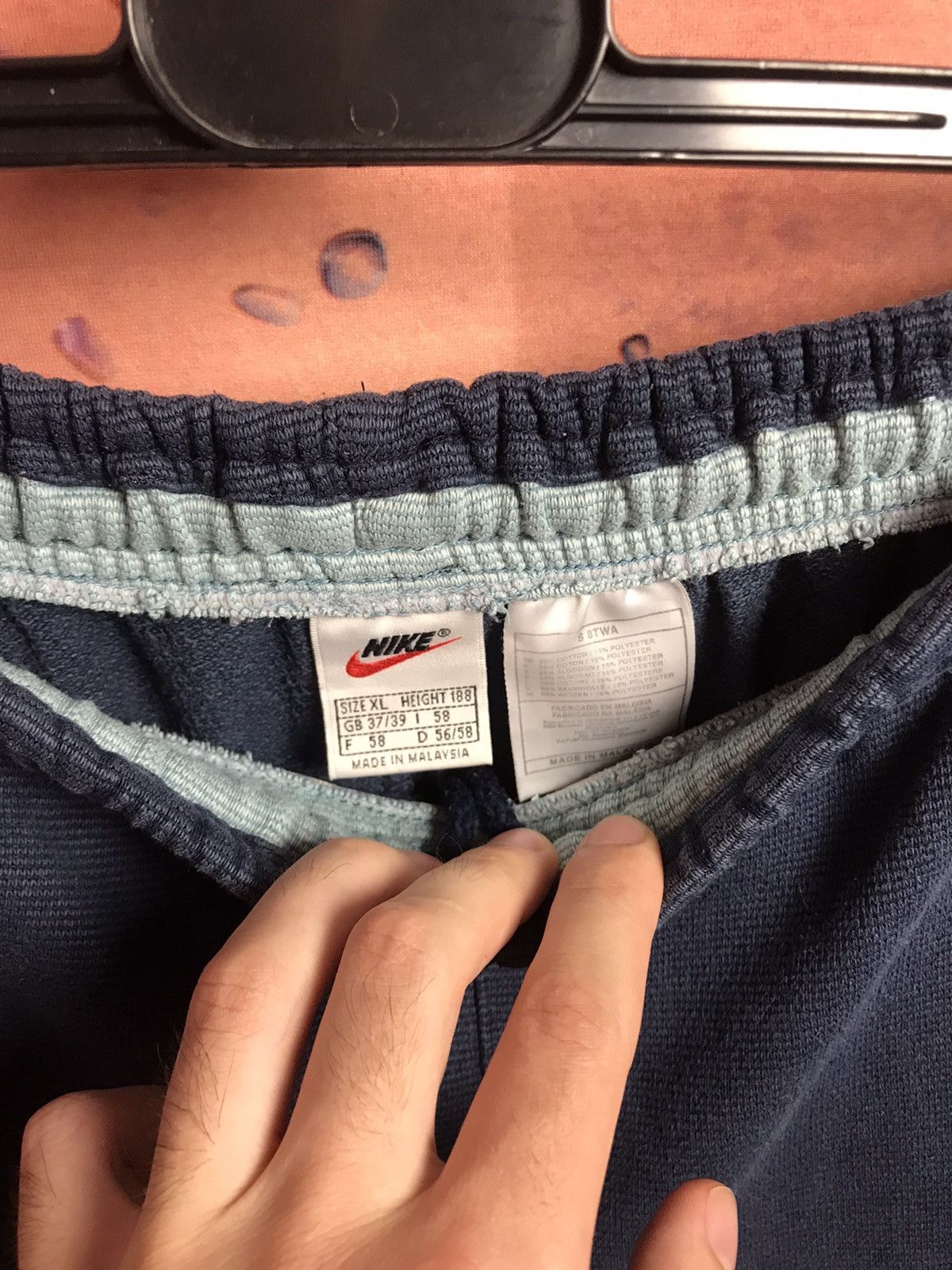 Nike × Vintage Vintage Nike streetwear sweatpants Size US 36 / EU 52 - 4 Thumbnail