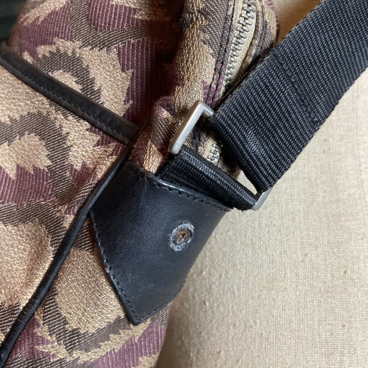 Vivienne Westwood Vivienne Westwood Genuine Leather Canvas Shoulder Bag Size ONE SIZE - 13 Thumbnail