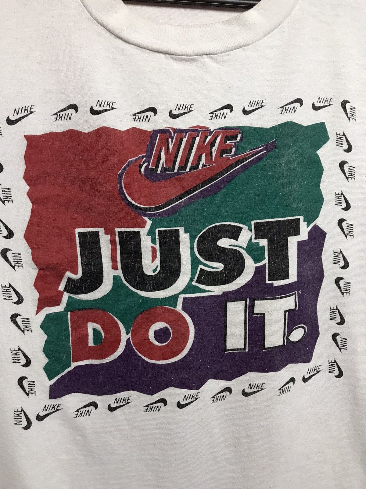 Nike × Vintage Vintage Nike streetwear tee swoosh Size US S / EU 44-46 / 1 - 3 Thumbnail