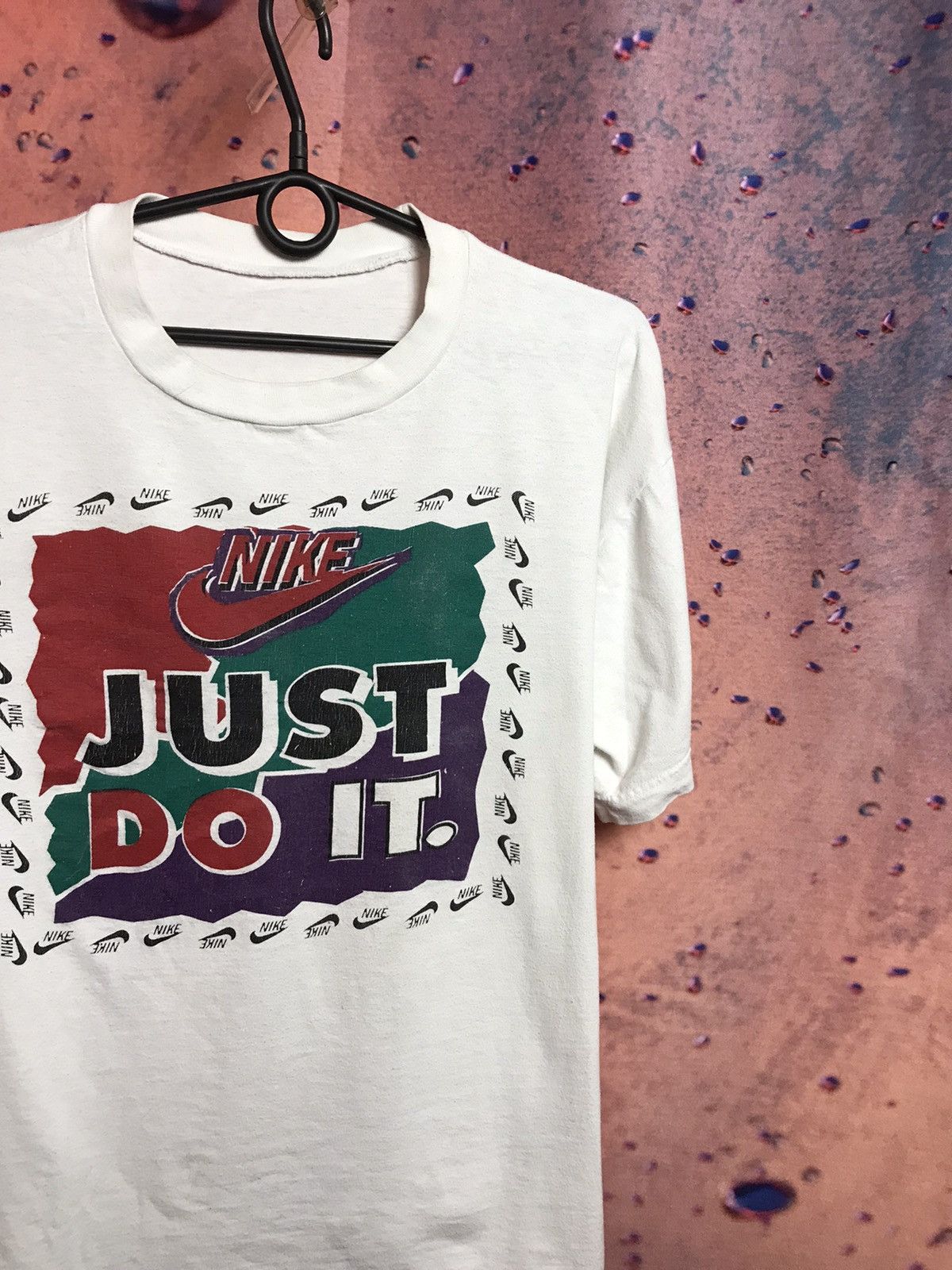 Nike × Vintage Vintage Nike streetwear tee swoosh Size US S / EU 44-46 / 1 - 1 Thumbnail