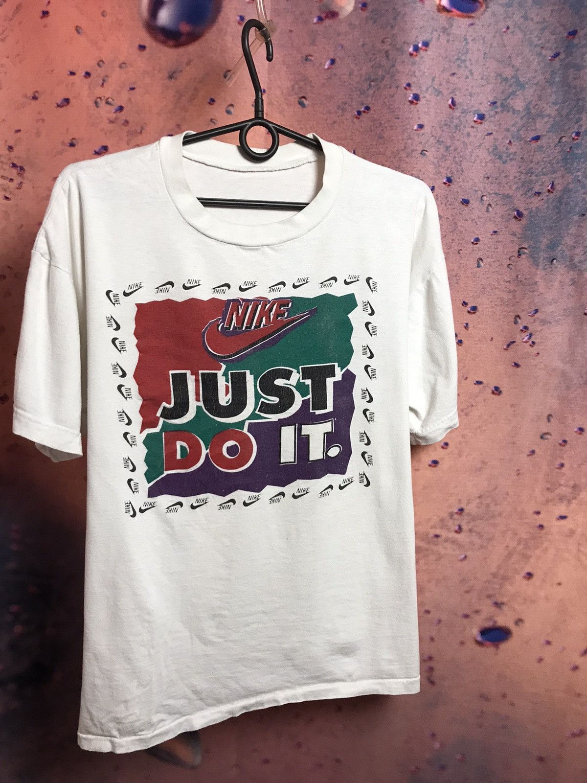 Nike × Vintage Vintage Nike streetwear tee swoosh Size US S / EU 44-46 / 1 - 2 Thumbnail