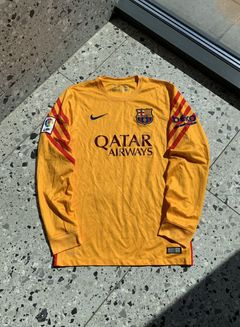 Messi Barcelona Nike 2009 Long Sleeve Soccer Jersey XL for Sale