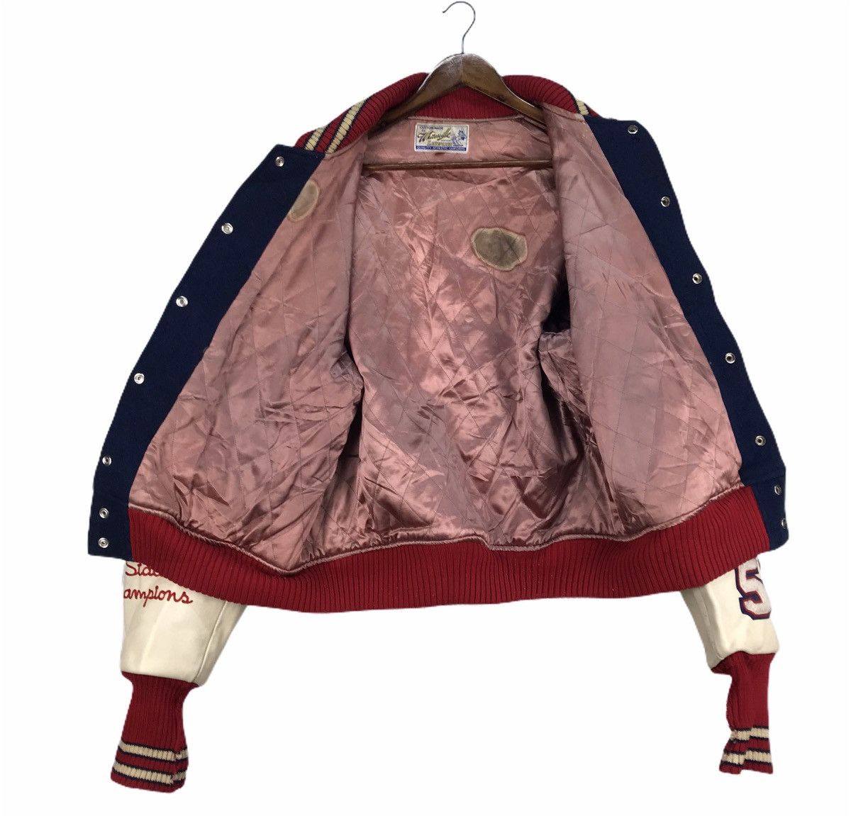 Whitesville Vintage Whitesville Letterman Varsity Jacket Size US L / EU 52-54 / 3 - 14 Thumbnail