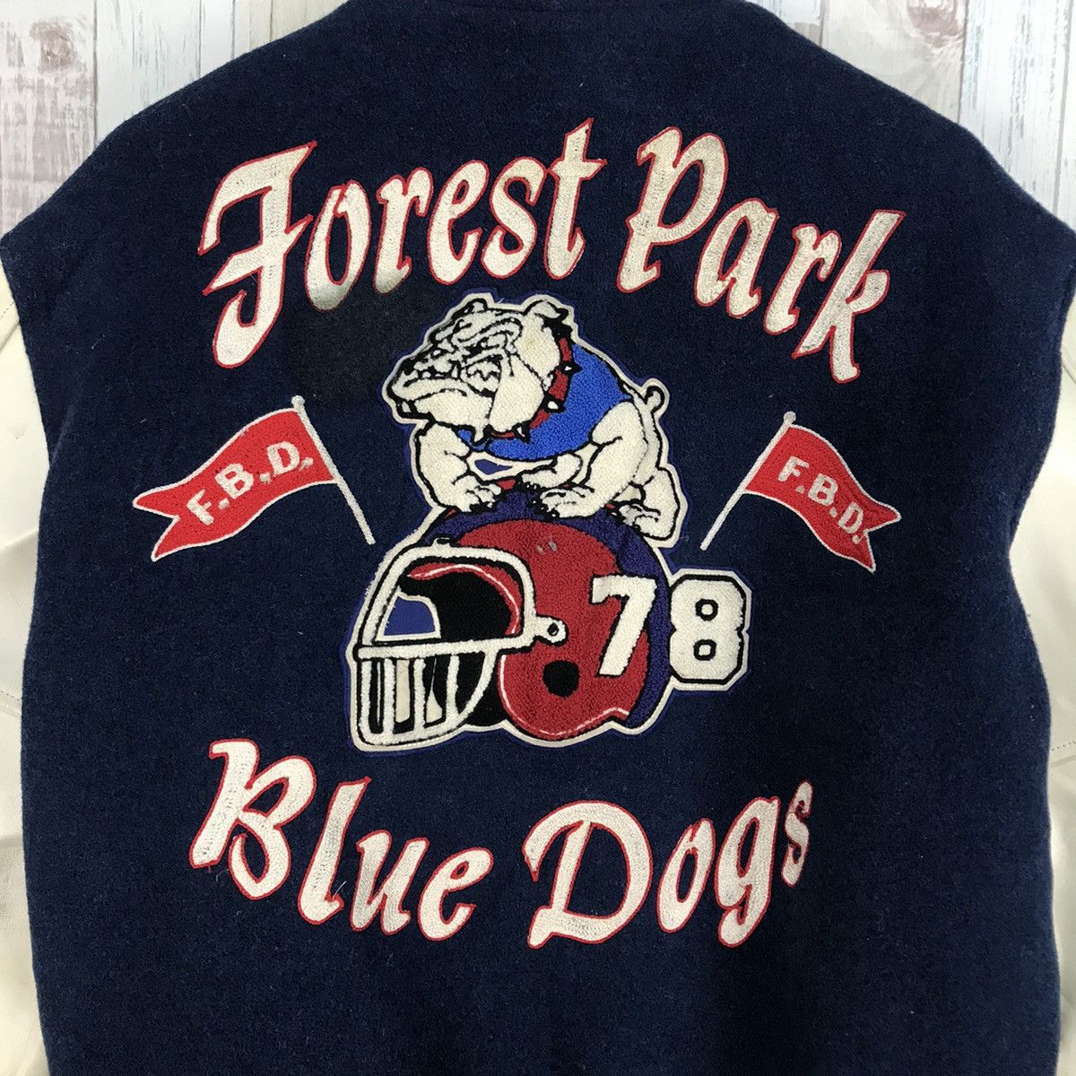 Whitesville Vintage Whitesville Letterman Varsity Jacket Size US L / EU 52-54 / 3 - 11 Thumbnail