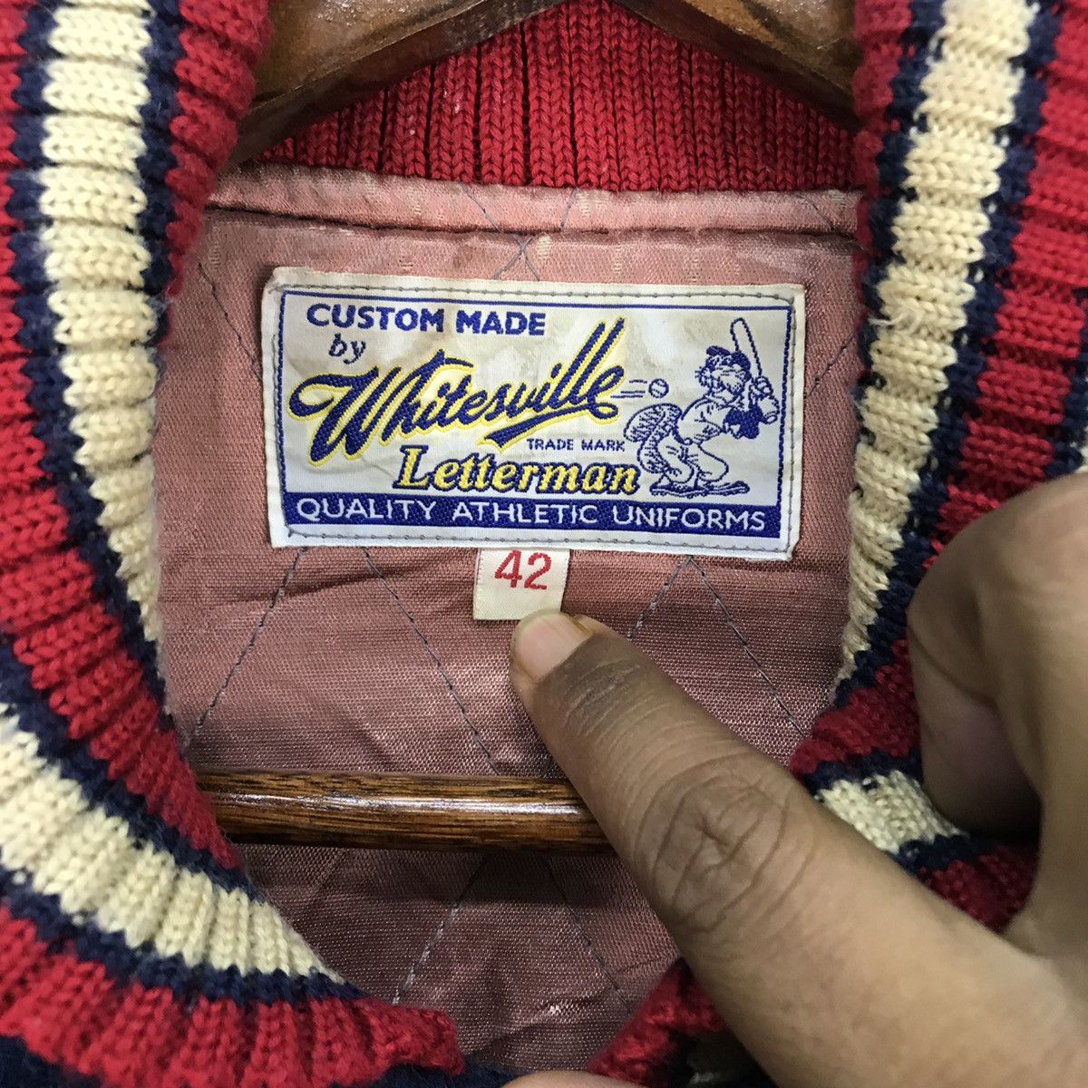 Whitesville Vintage Whitesville Letterman Varsity Jacket Size US L / EU 52-54 / 3 - 10 Thumbnail
