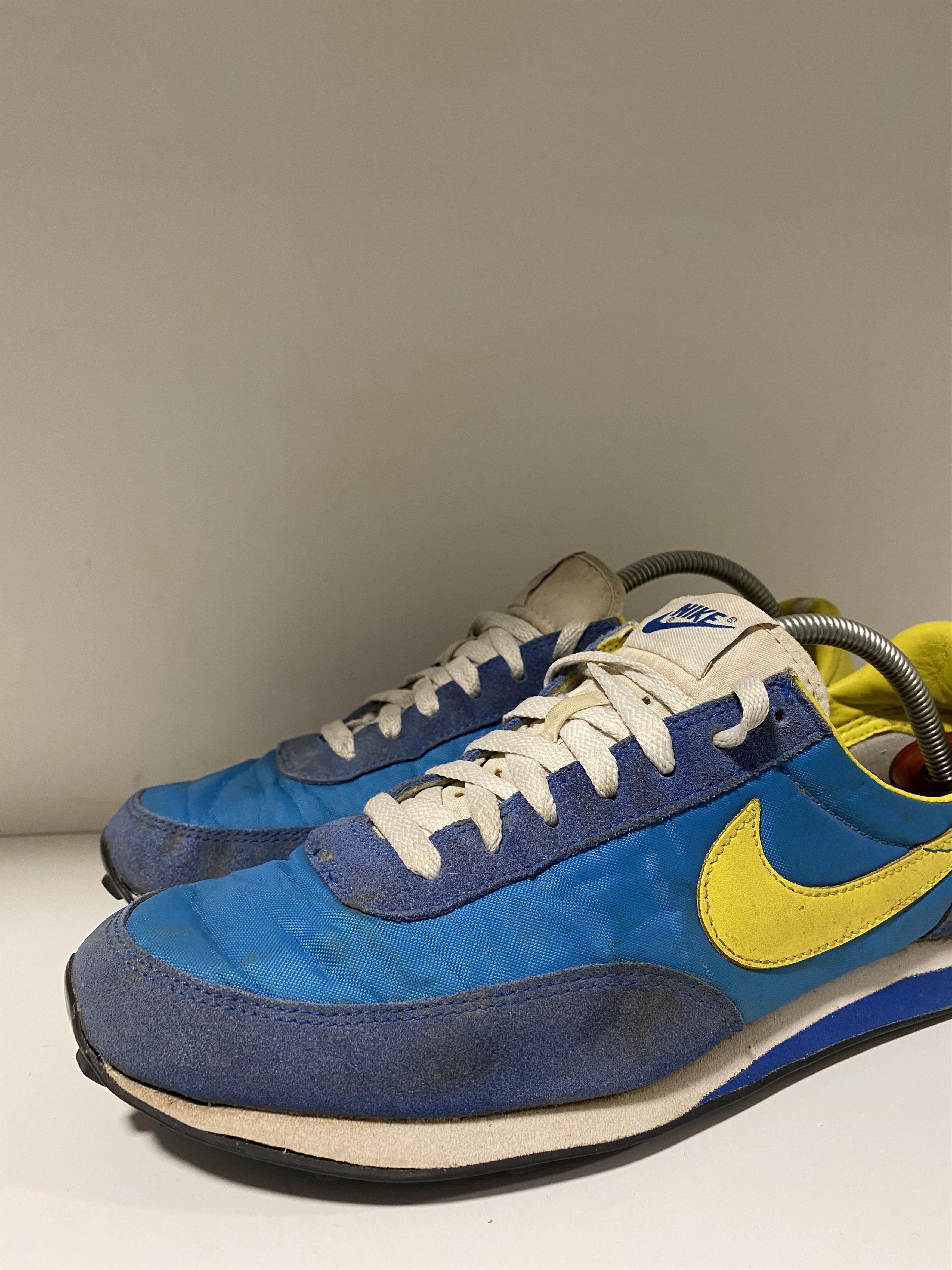 Nike RARE Vintage Nike Elite Waffle Ocean Blue yellow sneakers Size US 9 / EU 42 - 2 Thumbnail