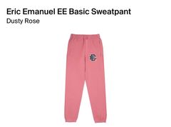 Eric Emanuel EE Pink Basic Sweatsuit – StealthNY