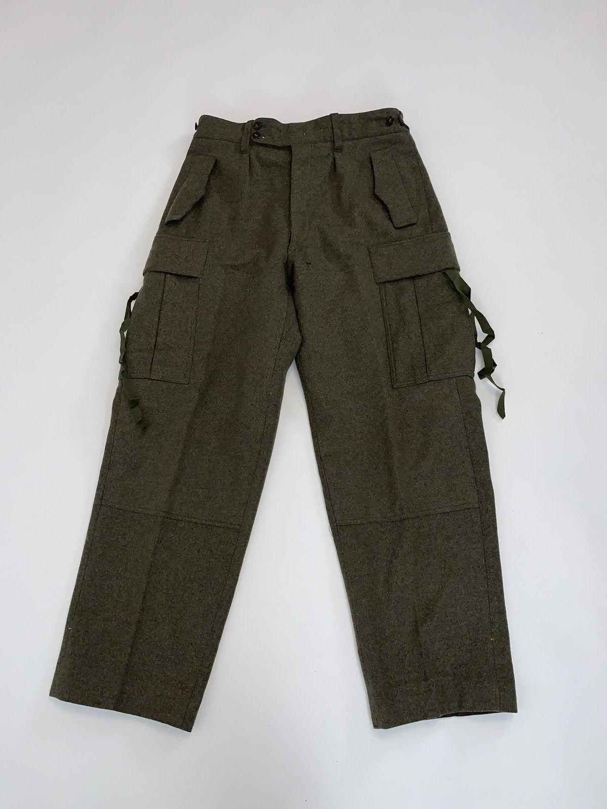 Vintage Alois Heiss K.G. Wool Cargo Pants Size US 34 / EU 50 - 1 Thumbnail