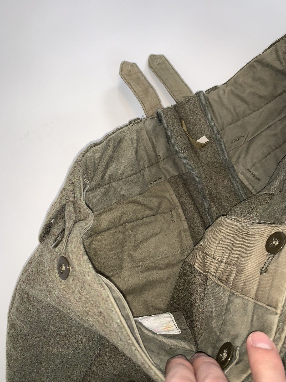 Vintage Alois Heiss K.G. Wool Cargo Pants Size US 34 / EU 50 - 4 Thumbnail