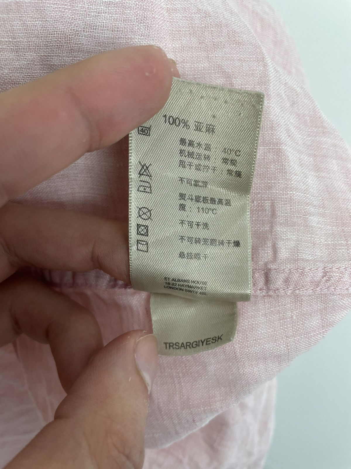 Burberry × Vintage Burberry button shirt lion pink logo Size US M / EU 48-50 / 2 - 9 Thumbnail
