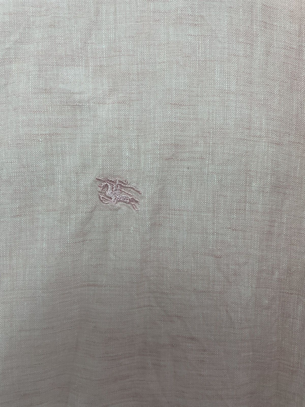 Burberry × Vintage Burberry button shirt lion pink logo Size US M / EU 48-50 / 2 - 5 Thumbnail