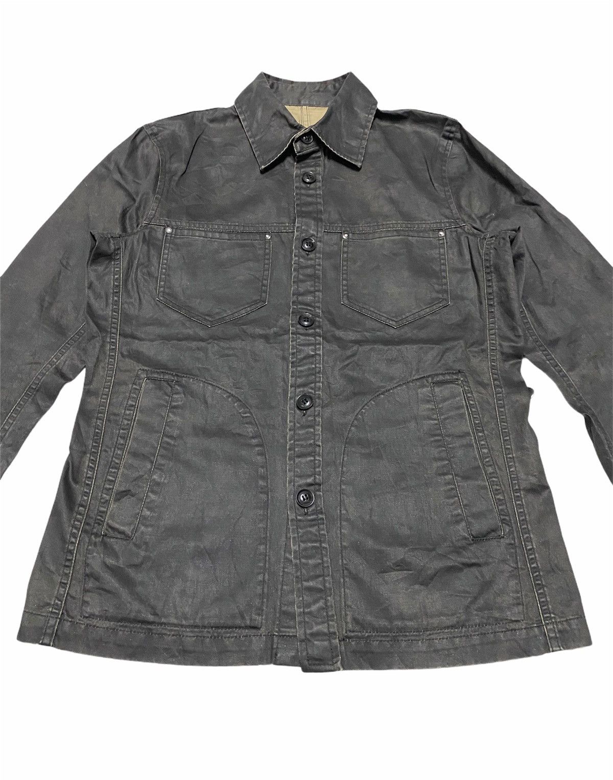 Tete Homme by Katoh Kazutaka Waxed Jacket