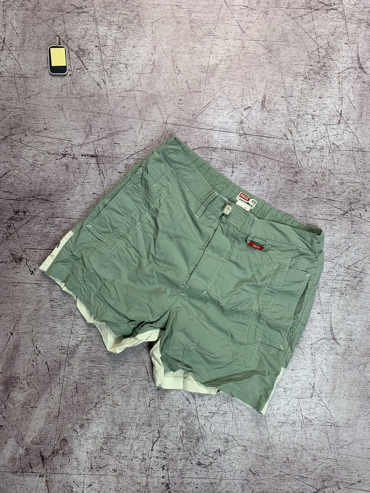 Diesel × Vintage Vintage Diesel Y2K Hype Shorts Size US 32 / EU 48 - 2 Thumbnail