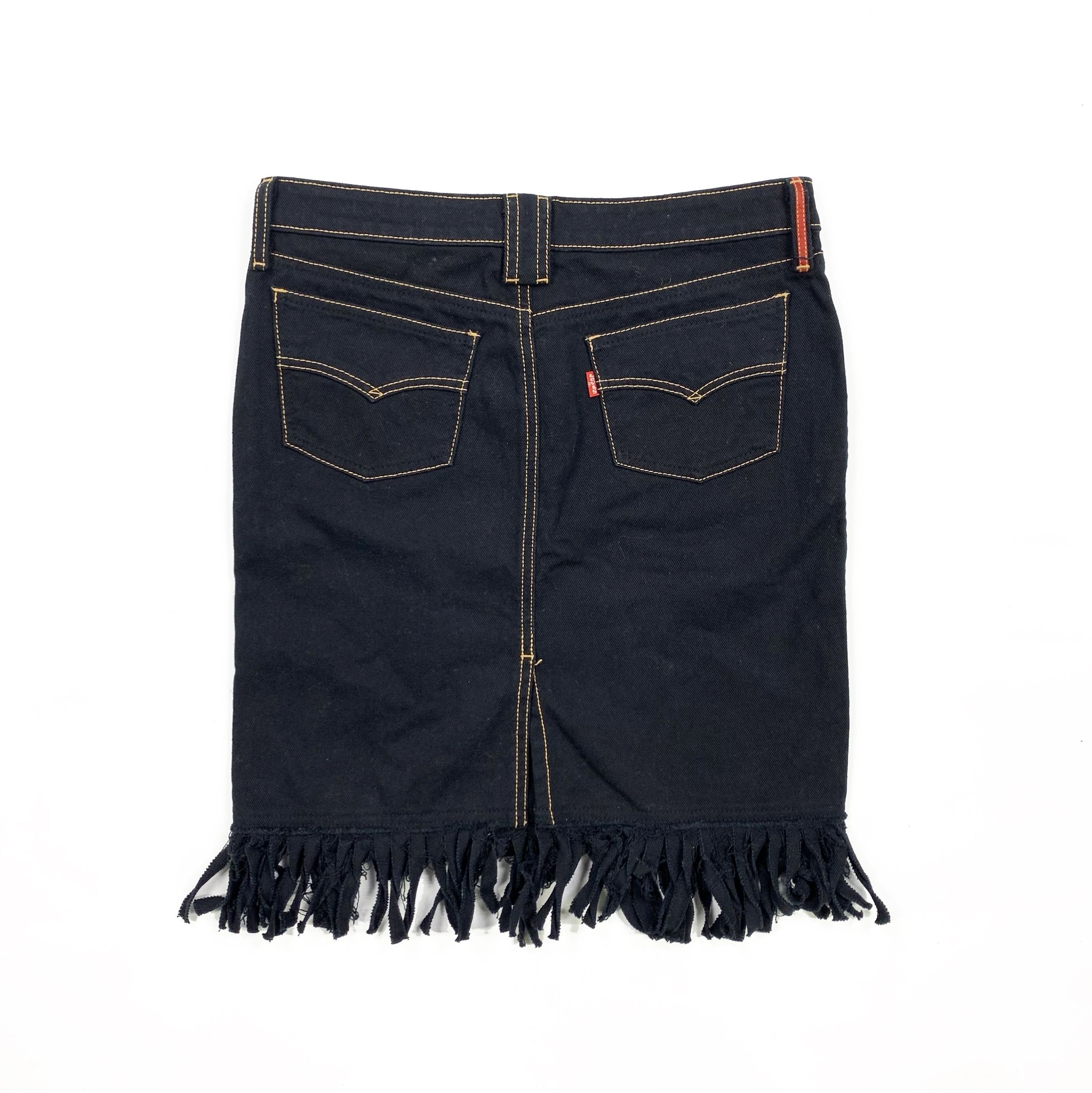 Comme des Garcons 2004 "Frayed" Skirt Size 29" - 2 Thumbnail