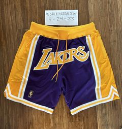 JUST DON Los Angeles Lakers 96-97 Stitched Shorts