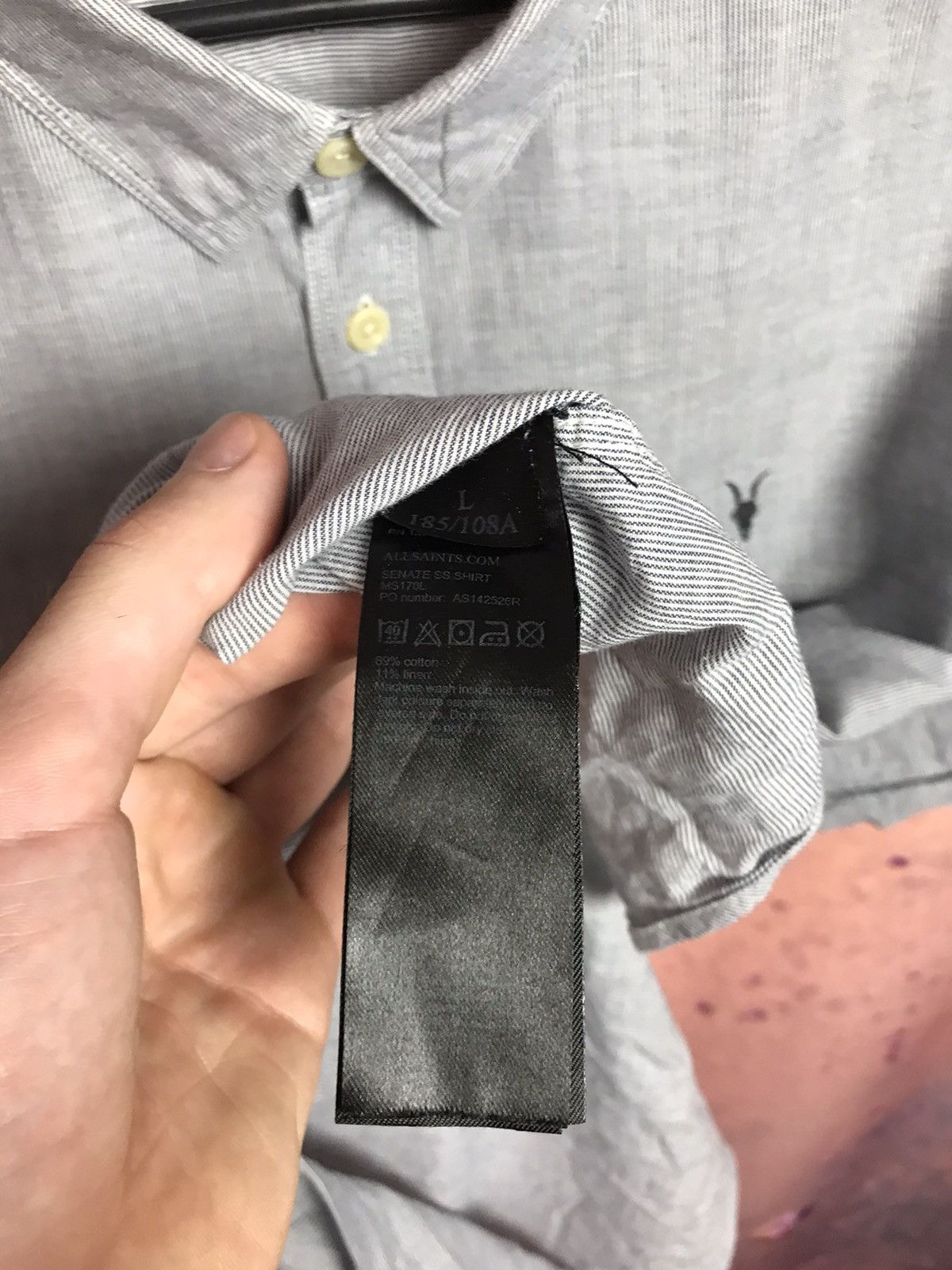 Allsaints Allsaints luxury streetwear shirt Size US M / EU 48-50 / 2 - 5 Thumbnail