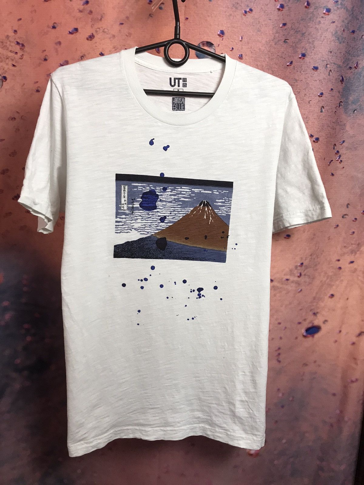 Uniqlo Uniqlo x Hokusai Blue streetwear art tee Size US M / EU 48-50 / 2 - 2 Thumbnail
