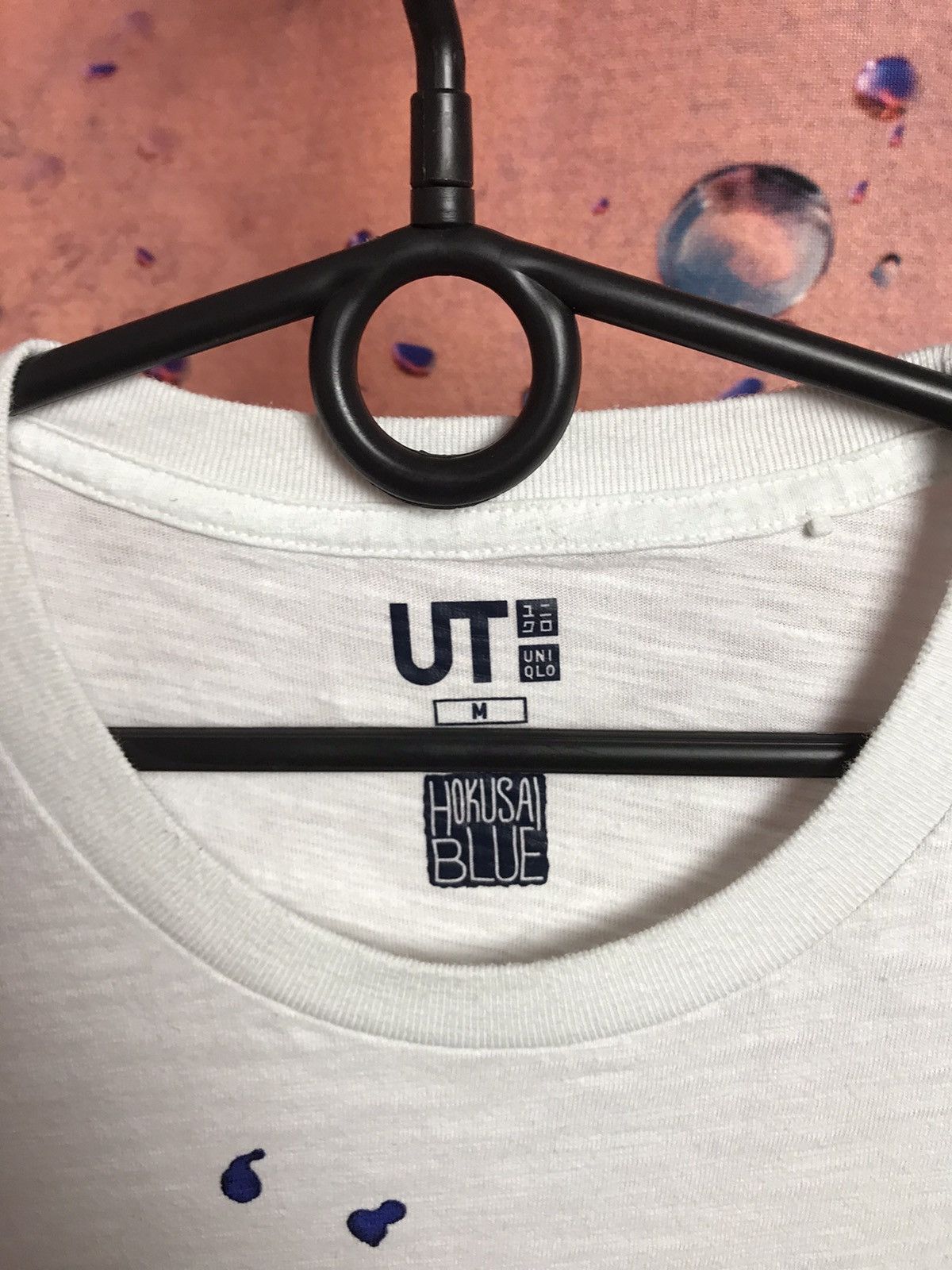 Uniqlo Uniqlo x Hokusai Blue streetwear art tee Size US M / EU 48-50 / 2 - 4 Thumbnail