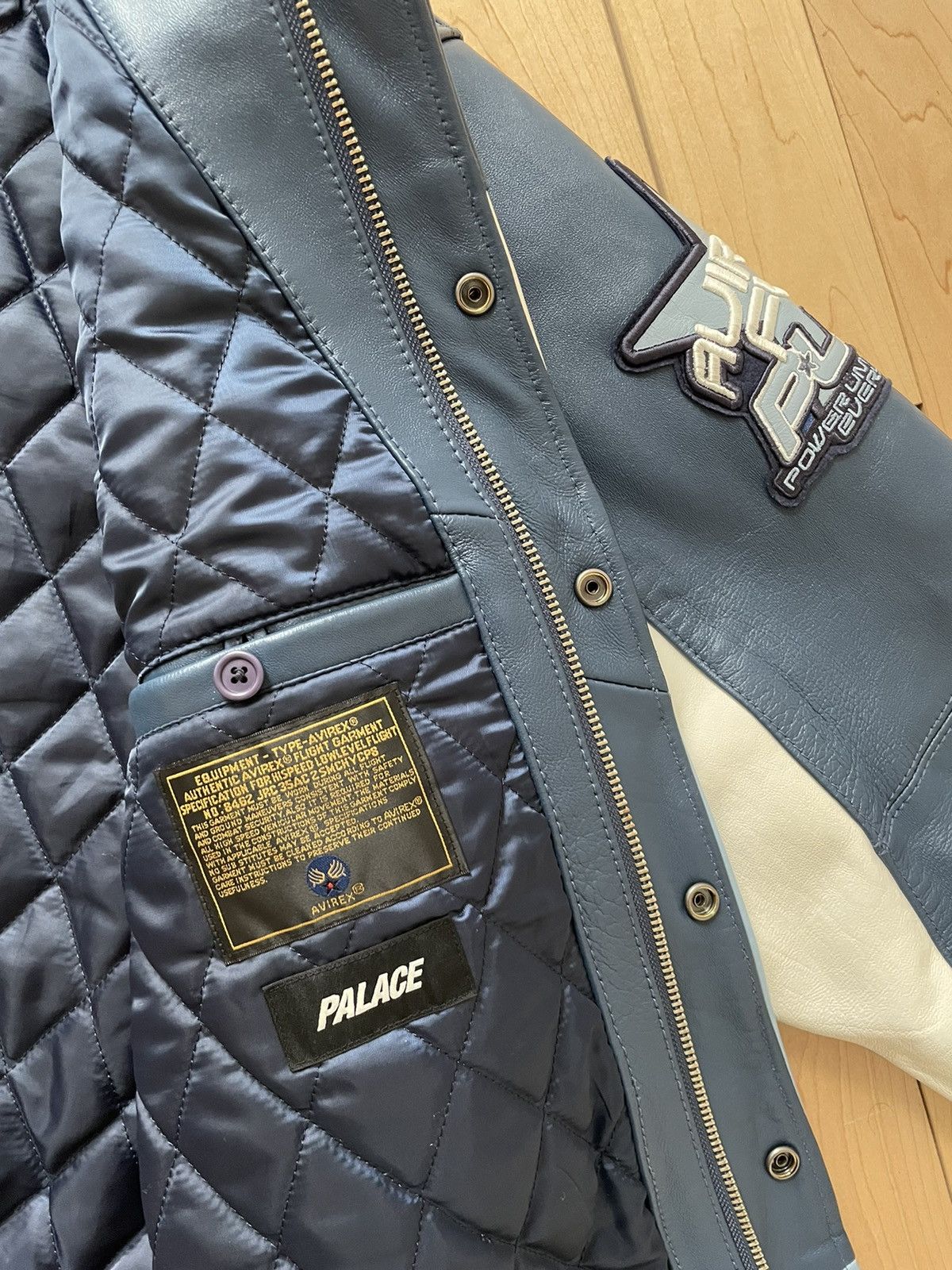 Avirex × Palace Palace Avirex Pure Leather Jacket XL | Grailed Avirex × Palace Palace Avirex Pure Leather Jacket XL | Grailed