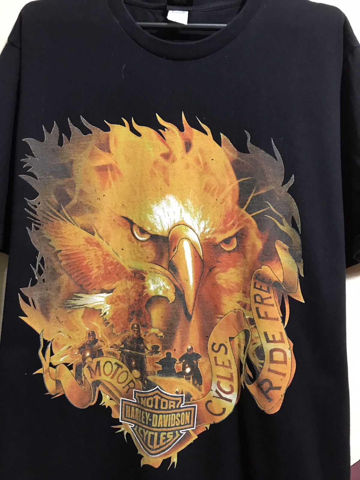 Vintage Vintage Harley Davidson t shirt Size US XL / EU 56 / 4 - 3 Thumbnail