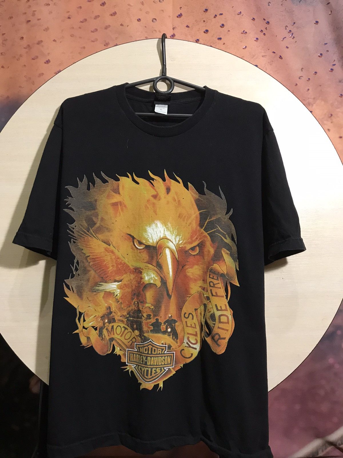 Vintage Vintage Harley Davidson t shirt Size US XL / EU 56 / 4 - 2 Thumbnail