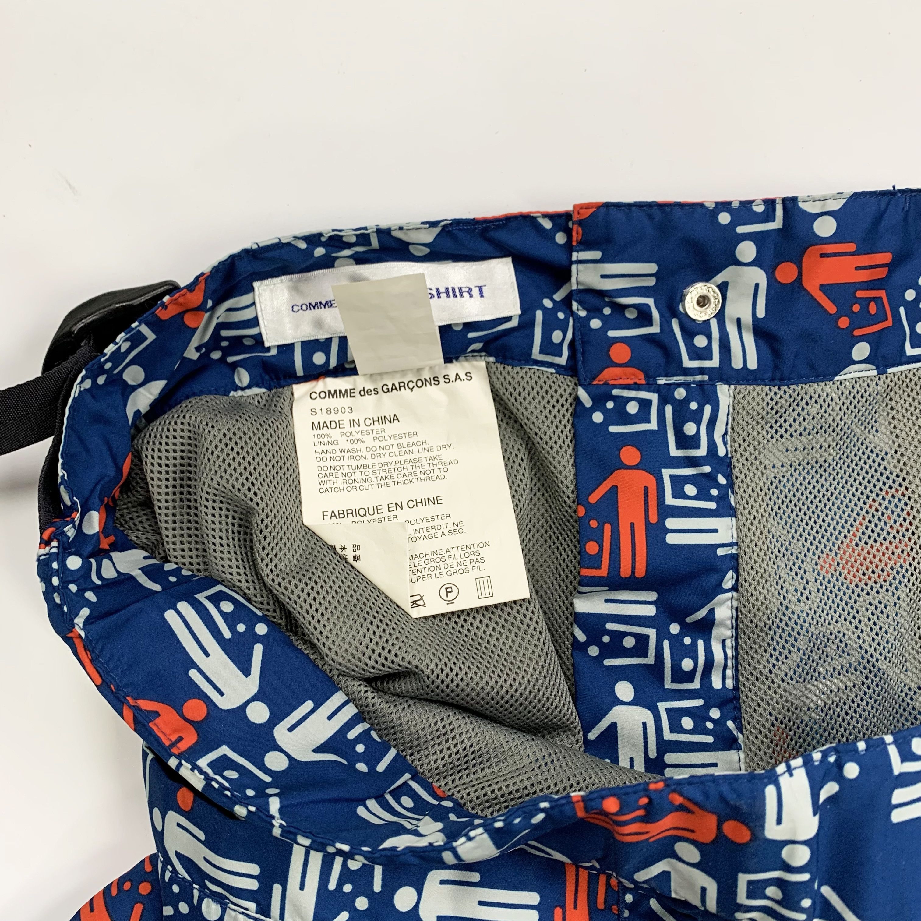 Comme des Garcons Recycle Camo Shorts Size US 30 / EU 46 - 6 Thumbnail