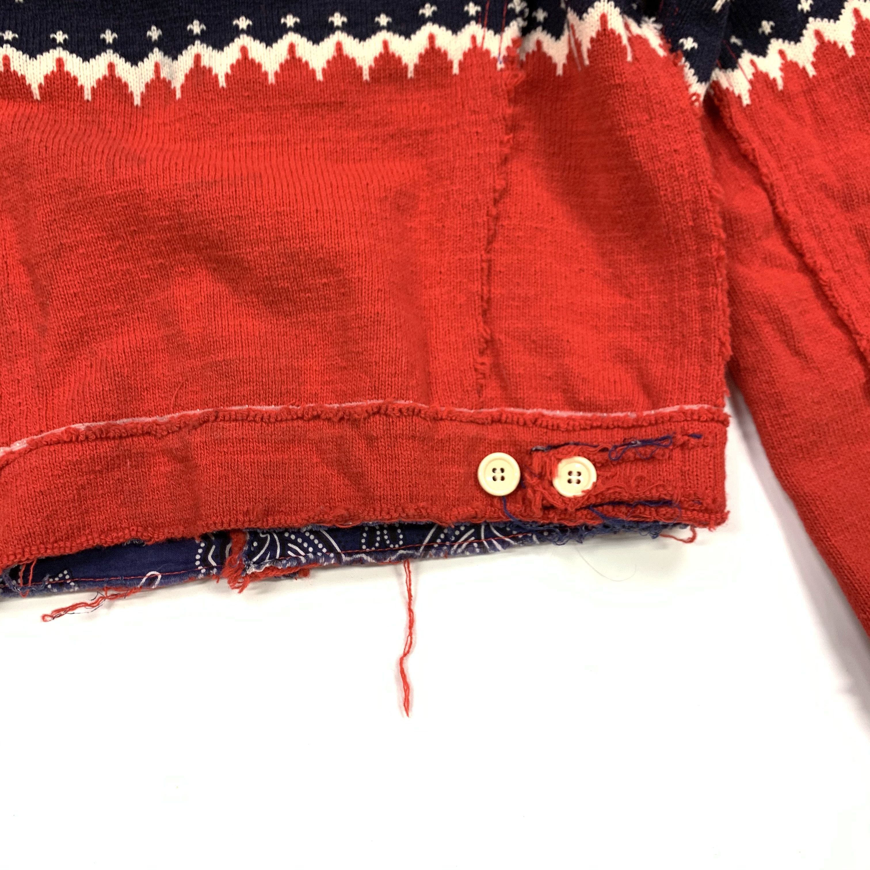 Comme des Garcons 2003 Nordic Knit Trucker Jacket Size S / US 4 / IT 40 - 7 Thumbnail