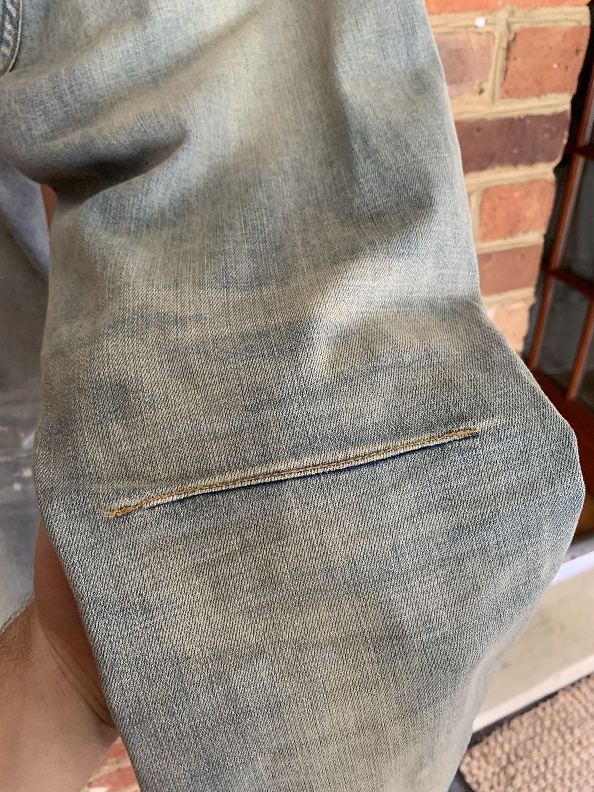 Number (N)ine Number (N)ine Light Blue Wash Denim w/ Side Zippers Size US 30 / EU 46 - 13 Thumbnail