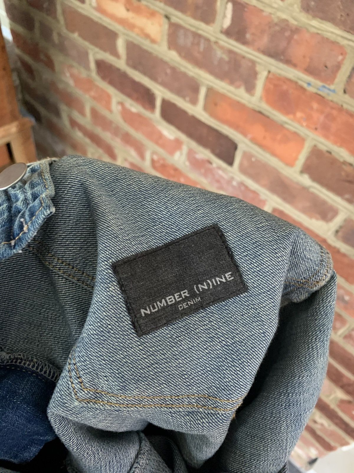 Number (N)ine Number (N)ine Light Blue Wash Denim w/ Side Zippers Size US 30 / EU 46 - 8 Thumbnail