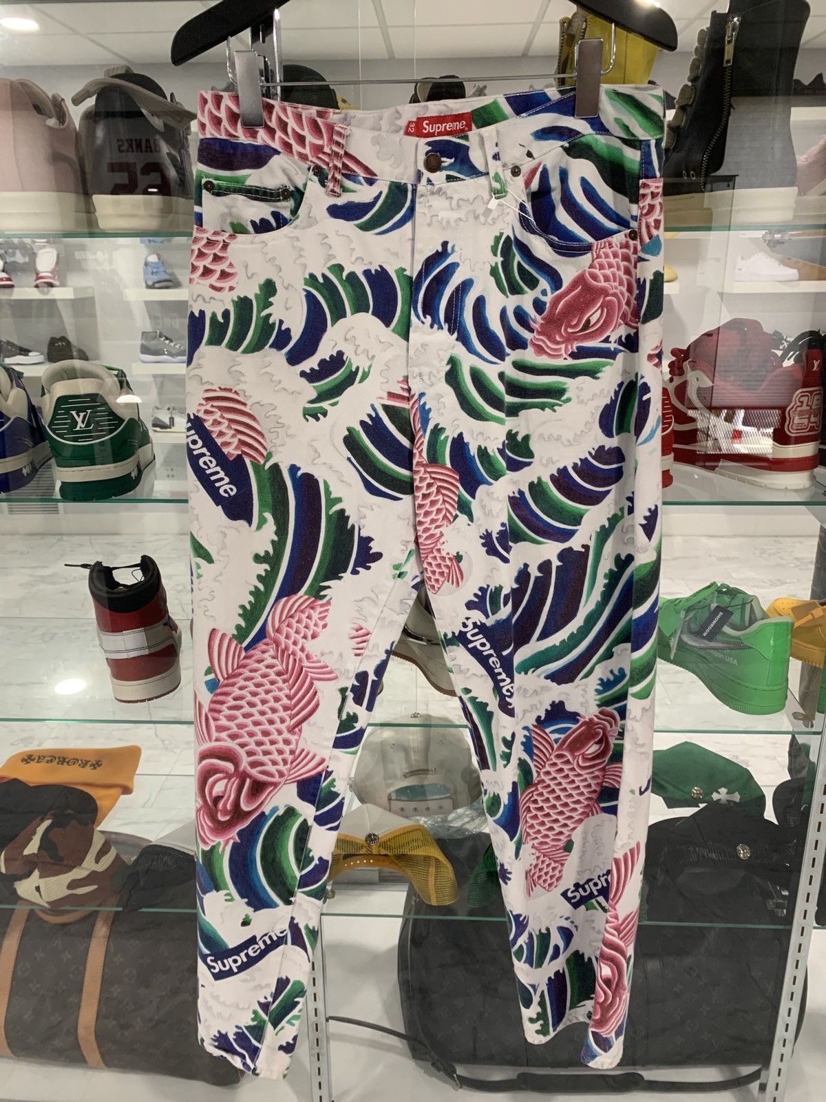 Supreme Supreme Waves Regular Jean Multicolor | Grailed