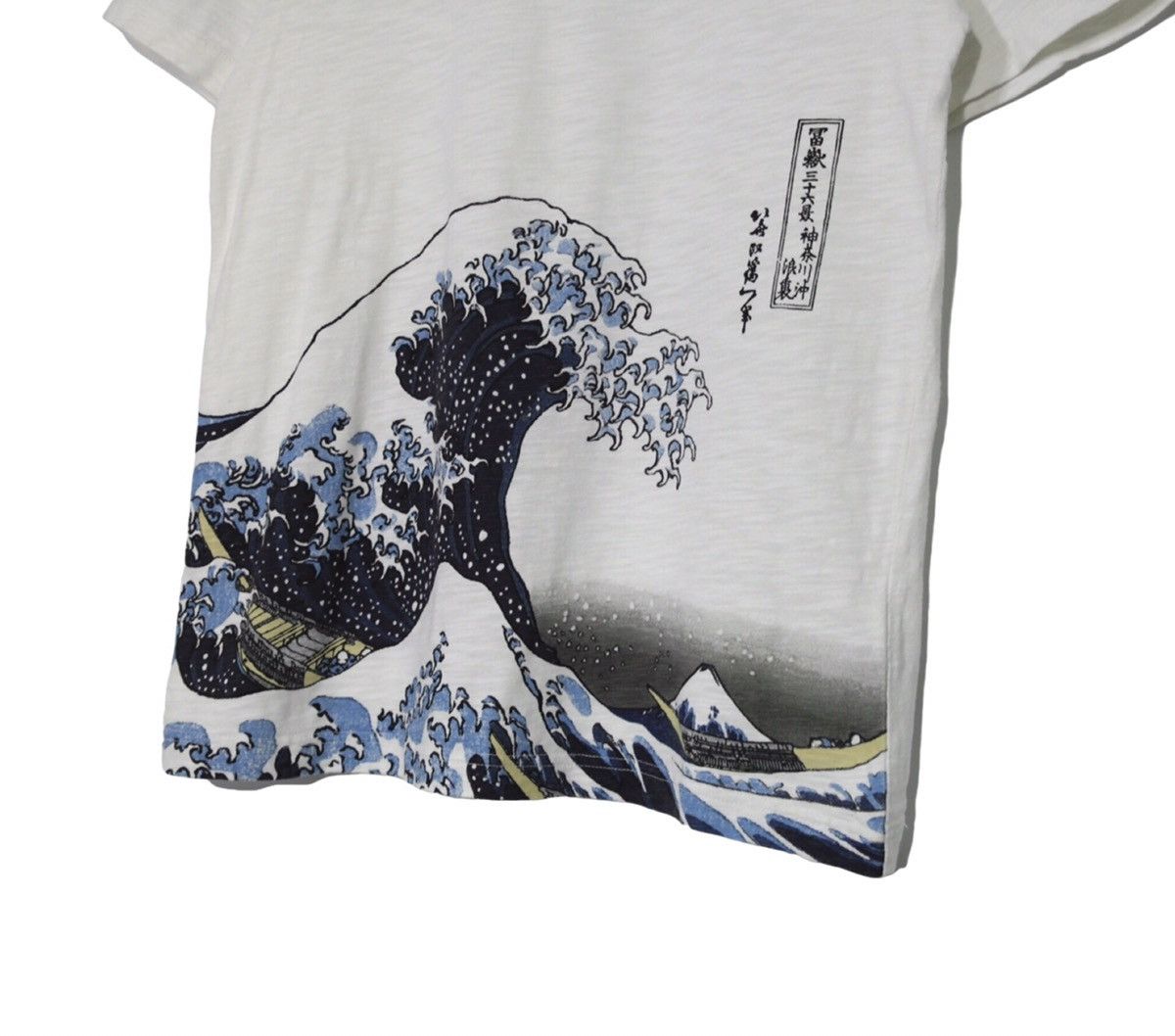 Uniqlo Uniqlo Hokusai Blue T-Shirt Mens Sz S Size US S / EU 44-46 / 1 - 3 Thumbnail
