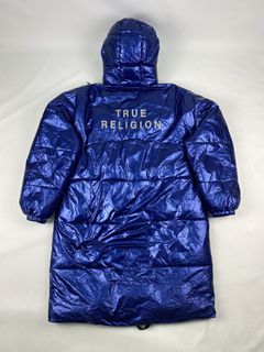 True Religion Jacket Coat Vintage Puffer supreme chief keef SZ XL Snorkel  parka